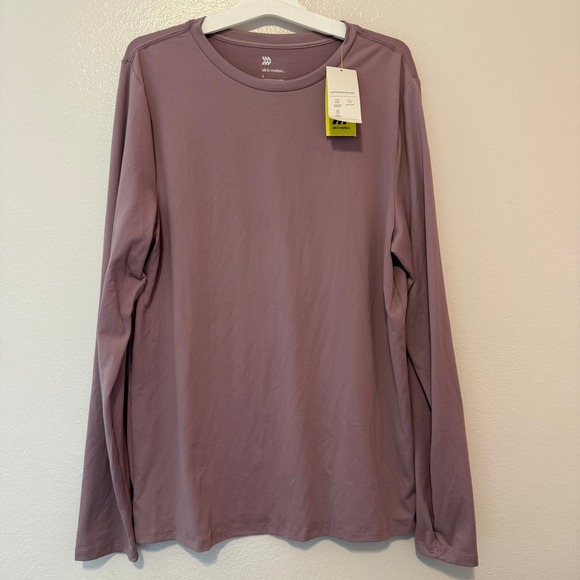 all in motion Other - All in Motion Mens Performance Long Sleeve T-Shirt Purple Small